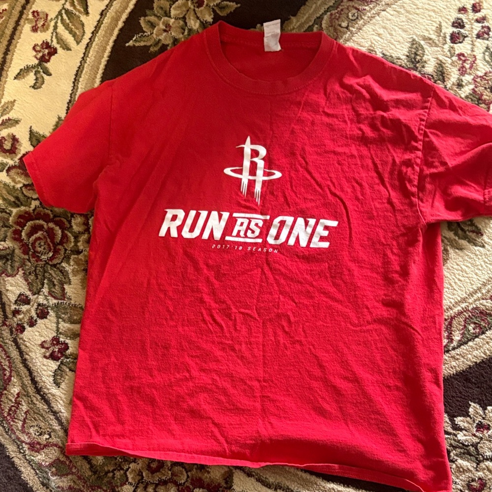 Rockets Red Graphic T-Shirt playoffs